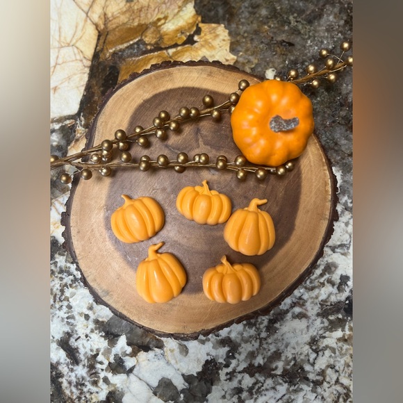 Handmade Pumpkin Shaped Soap - PUMPKIN SPICE 5 soaps - Picture 3 of 3